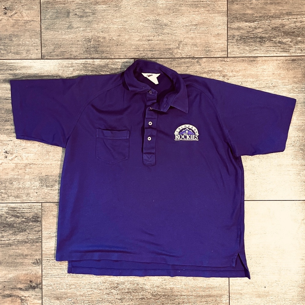 Vintage Colorado Rockies Polo Shirt